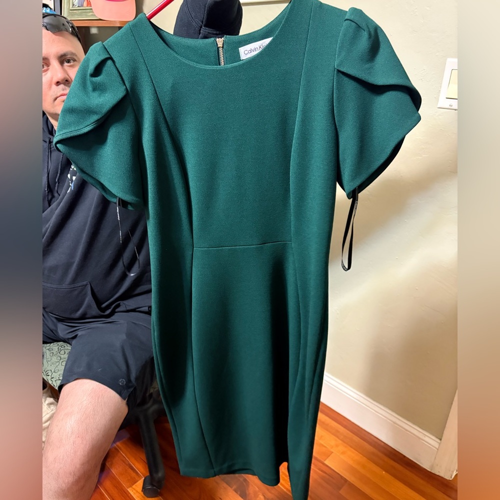Calvin Klein Dark Green Dress